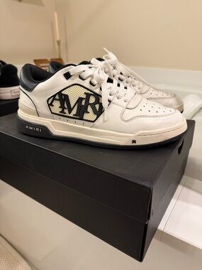 Amiri Classic Low Top Black & White Size 44